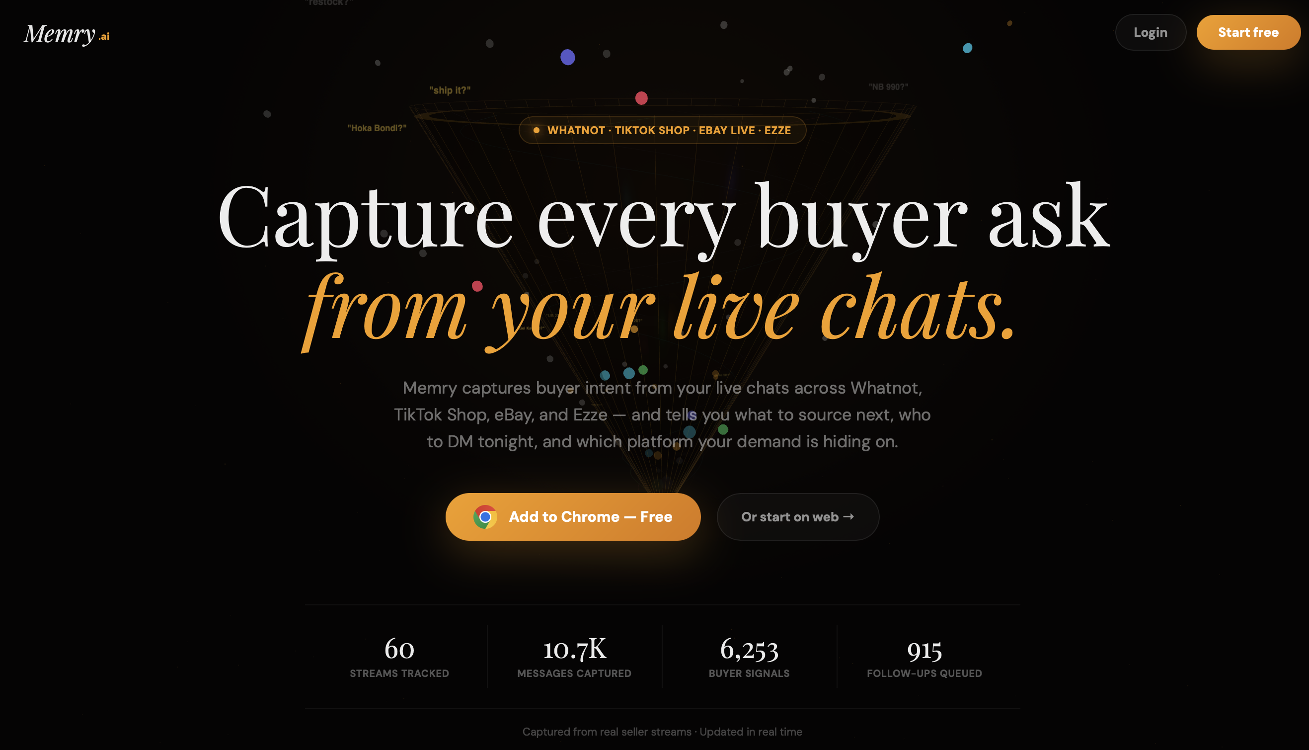 Memry AI website preview
